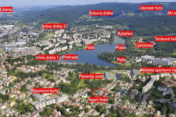 Popis okolí hotelu